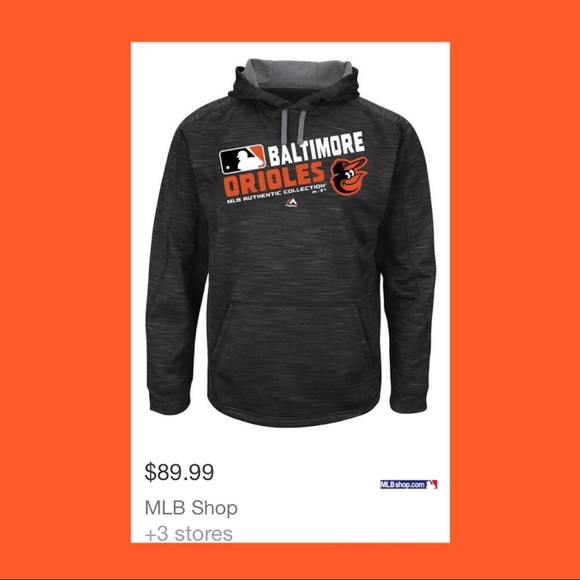 Brand New- Authentic MLB On-Field Orioles Hoodie - Picture 3 of 3